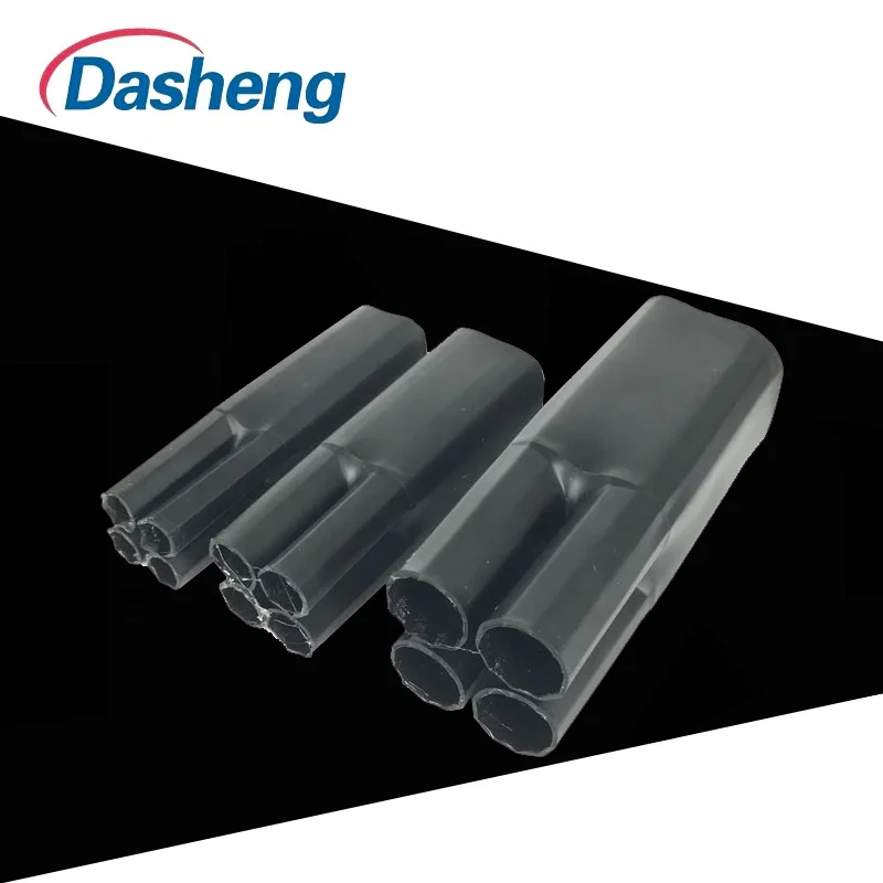 3-Core Heat Shrinkable Breakouts Cross Linked Polyolefin Cable Breakout Boots