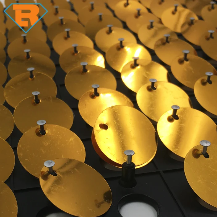 Golden Color Sequin Wall Signage Board with Movable Sequins 3D Wallpaper for Wall Decoration