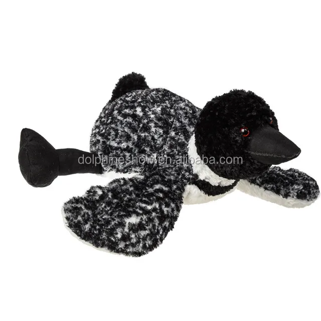 Customize Soft Plush Toy Common Loon Stuffed Animal With Sound