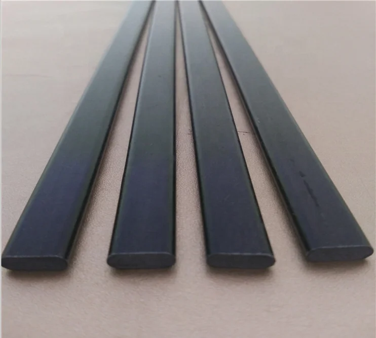 Factory direct profile pultruded carbon fiber solid bar strip