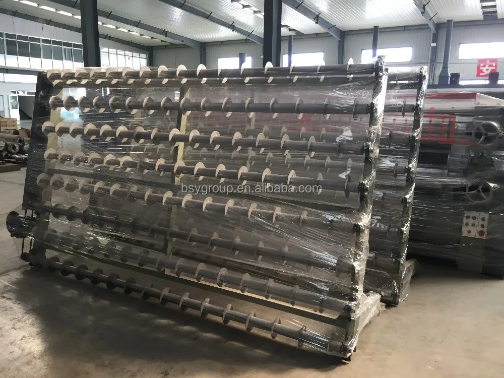 BSY 4ft 8ft Double Sided Wood Glue spreader roller machine for plywood plant