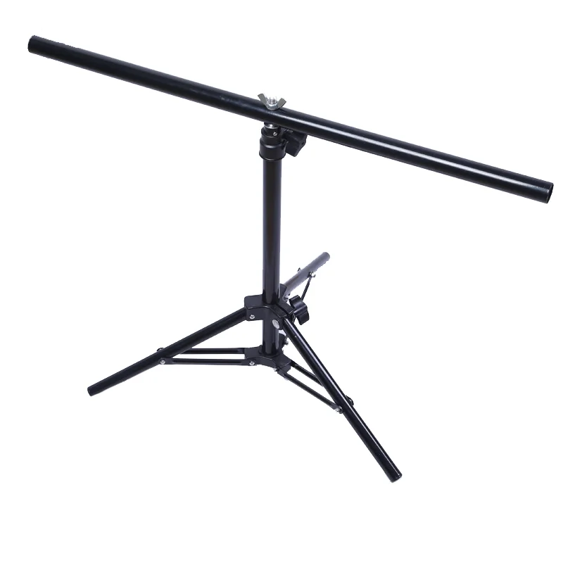 Горячая дешевая фотография 1,38x2 м алюминиевый сплав 3 секции T-образная стойка для фотостудии с бесплатным зажимом