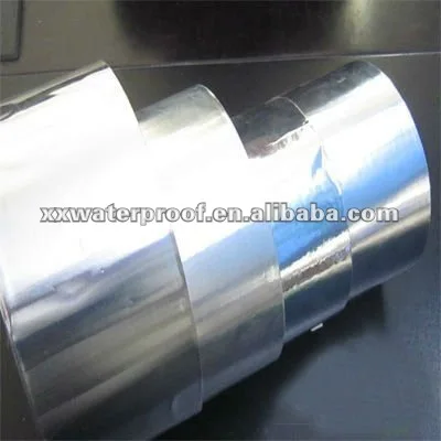 self-adhesive bitumen waterproof seal tape with Aluminum foil film