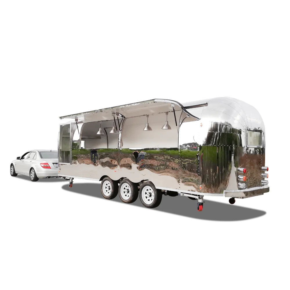 UKUNG Independent research and development of stainless steel Airstream with perfect ventilation system/ Airstream with roof AC