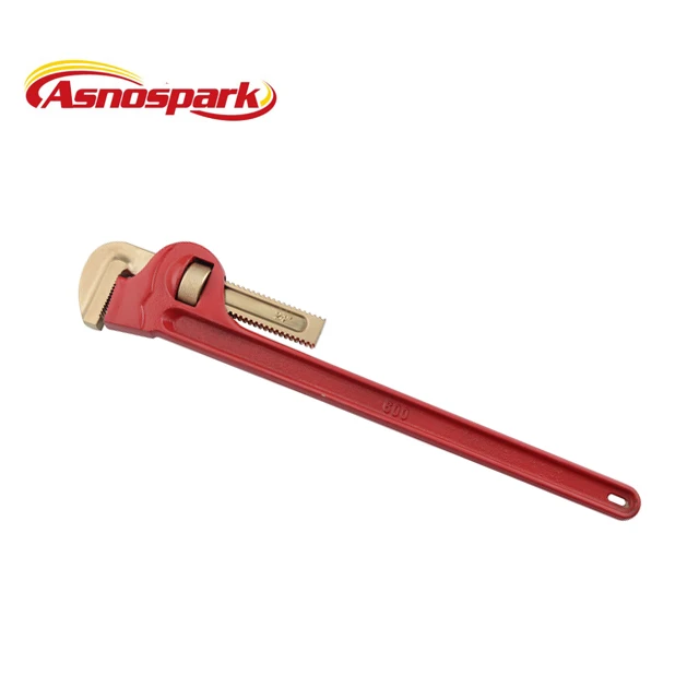 Non sparking pipe wrench offer ISO9001 certificate