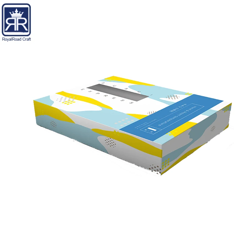 PB15032 japanese style cardboard paper food packaging folding storage box