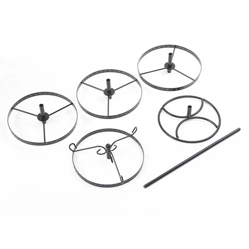 Metal Rotating Ear Stud Jewelry Display Bracelet Earrings Display Stand Cases Holder Racks Fixtures