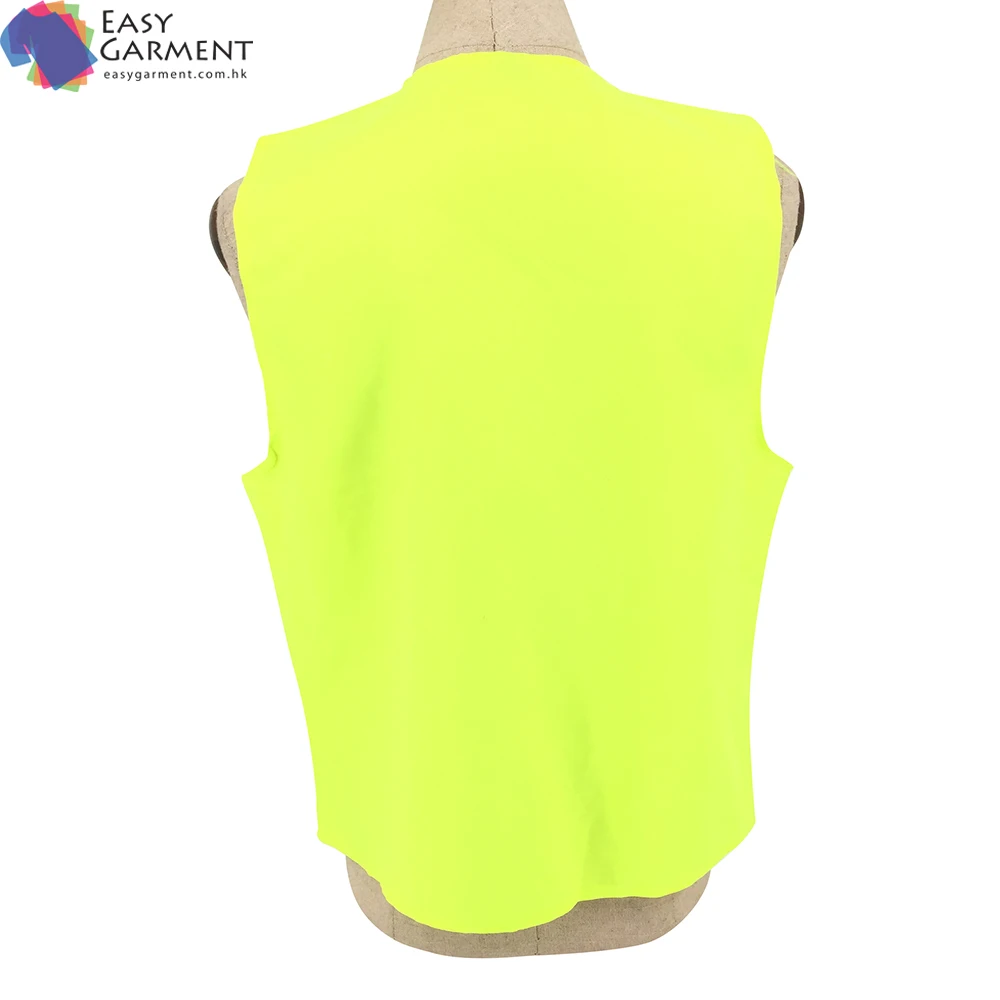 Logo Printed baseball silk screen printed carbon fiber neon sleeveless fluorescent vest jacket for running