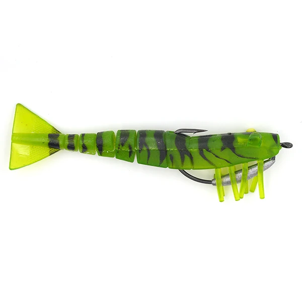 50/90/120mm TPR lure Customized High Quality Fishing Lure TPR Material Soft Shrimp