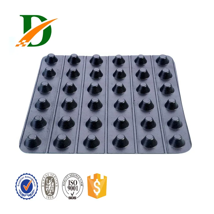 
HDPE drainage cell 10mm drainage board price drainage cell waterproofing 