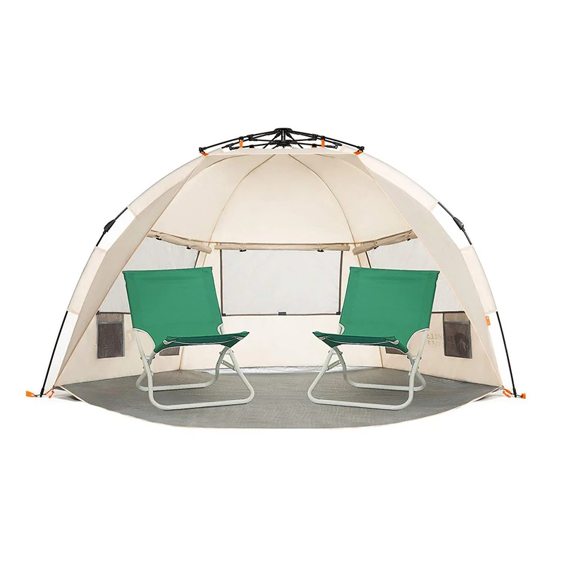 
Amazon Hot Sale Extended Zippered Porch Outdoors Easy Up Beach Tent Sun Shelter 