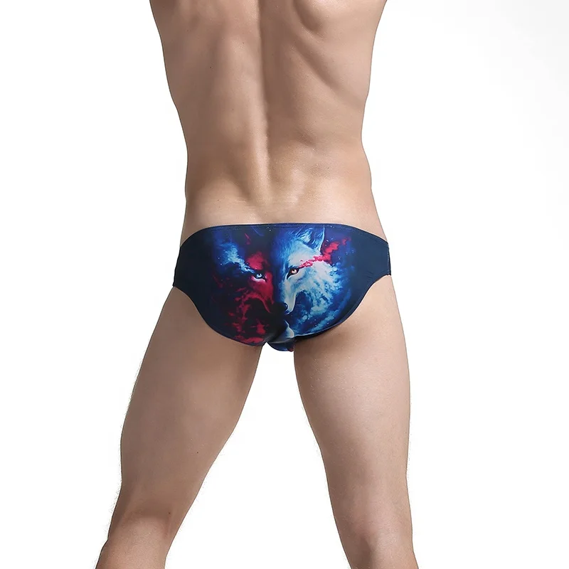 Custom Animal Underwear Mens Sexy Briefs 3D Print Underwear