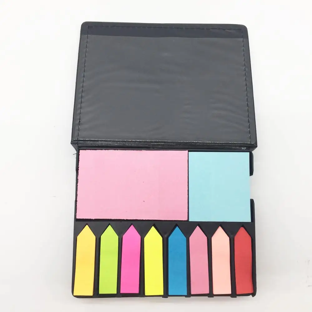 Personalized Stylish Customized Colorful Paper Logo Office Sets In Box Sticky Notes