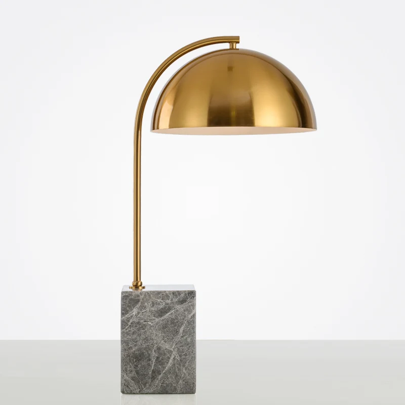 Simig lighting Post-modern simple marble fishing desk lamp light luxury fashion living room bedroom study model room decorative desk lamp