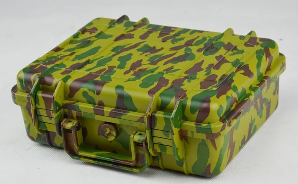 Hard plastic waterproof shockproof camouflage color military case army box