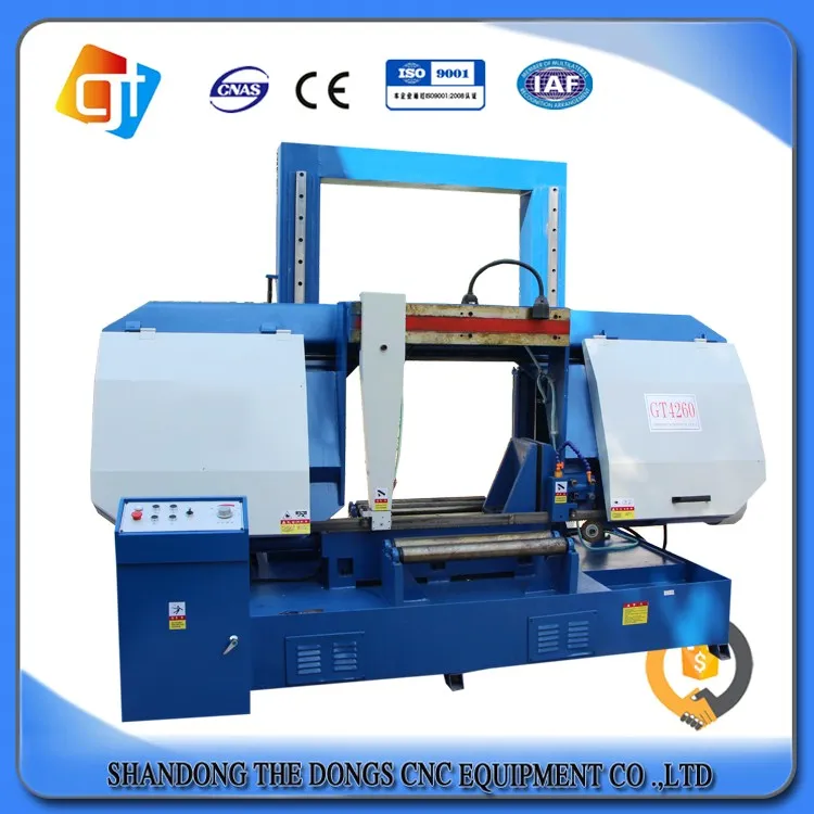 Производство двойной столбец горизонтальной резки металла ленточнопильный станок