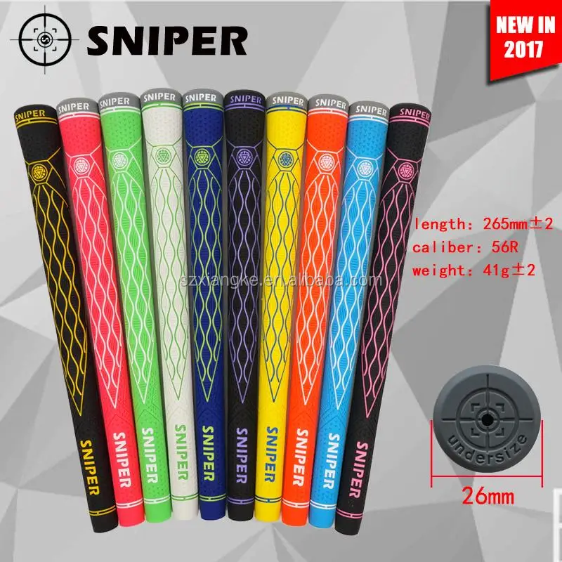 
Sniper Undersized .60R Round Premium Rubber Golf Grip 41g 