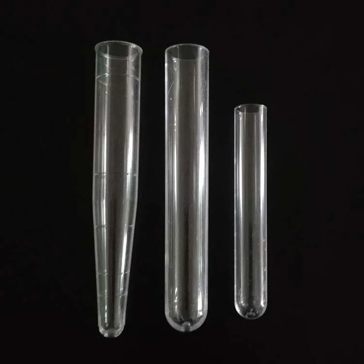 Одноразовые лабораторные прозрачные пластиковые пробирки PS