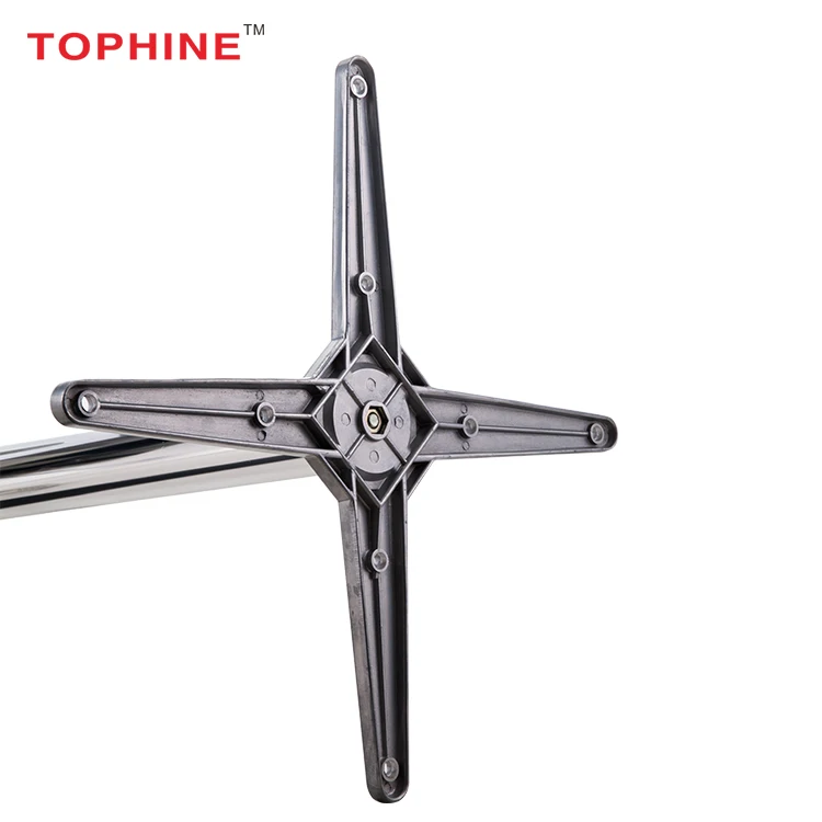 
Commercial Contract TOPHINE Restaurant Aluminum Dining Table Bases For Round Glass Tops 