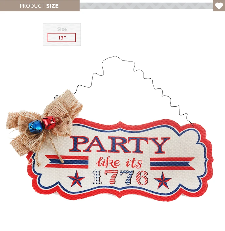 
felt souvenir gift wall sign decor popular china imported home decoration of july 4th 