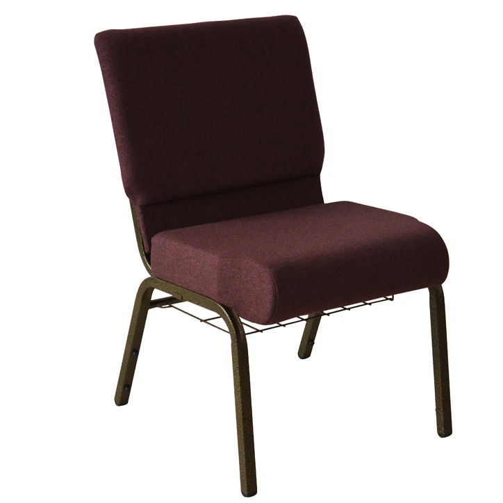 Wholesale Used Padded Church Chairs Sanctuary Chair for Church Metal Steel Unique Classic Antique Church Chairs Modern Iron