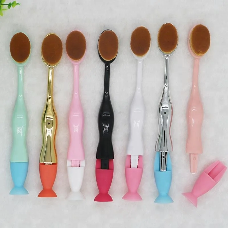 DW Tooth brush Private Label Foundation Powder Single Brush Makeup Brush