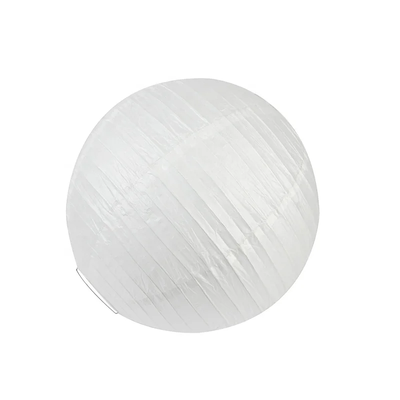  Wholesale Cheap Chinese Love Folk Art Solid Colour UV Printing 4 Color Decorations Weddings White Round LED Light Paper Lantern