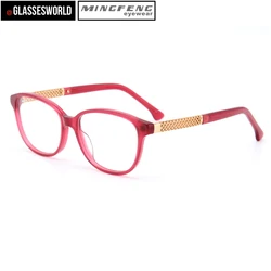 Custom fashion acetate glasses frame and optical eyeglasses M2117