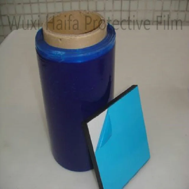 Blue flm for aluminum profile surface protection