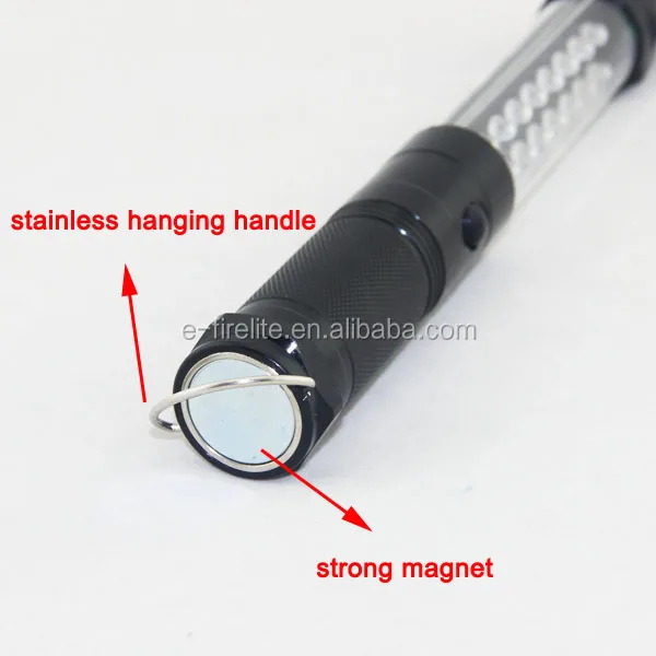 
16+8+1 led magnetic working laser flashlight 