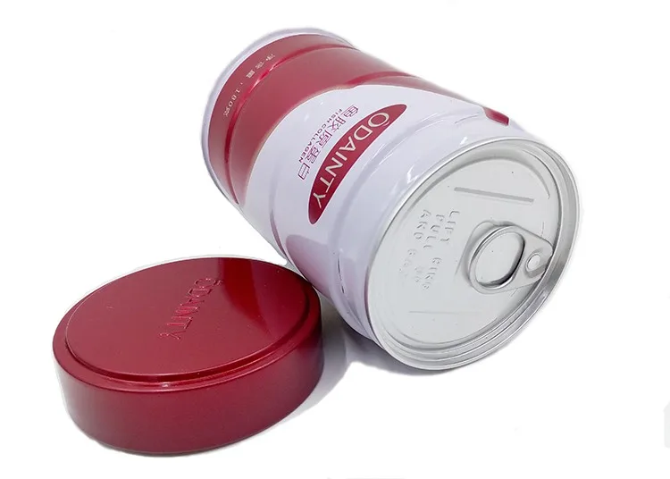 Large Capacity OEM Food Grade Round Metal Tin Can for Coffee Powder Packaging