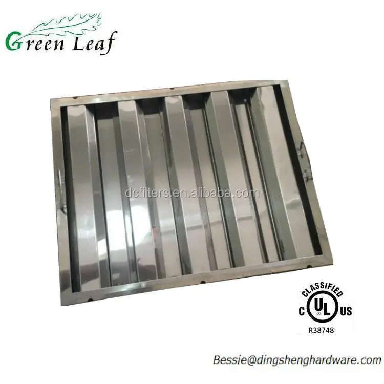 Stainless Steel T type Baffle Grease Filter