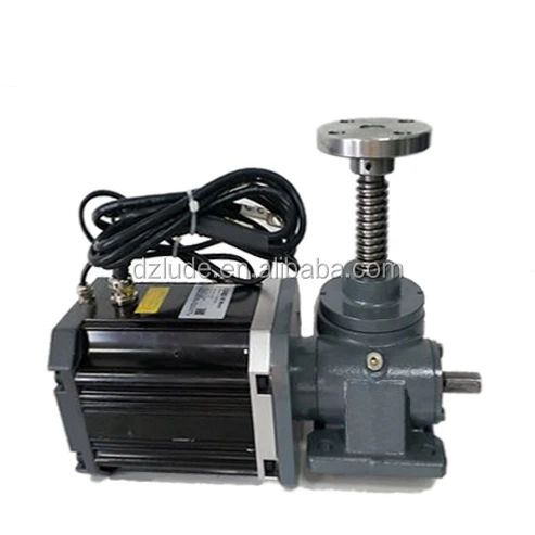 Electric machine worm gear screw jack lift 20 ton