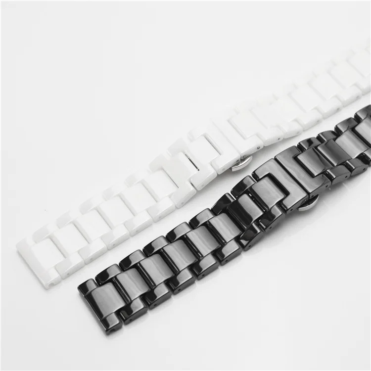 High Quality luxurious ceramics pottery and porcelain hell buggy plain end watch band for Samsung S2 S3