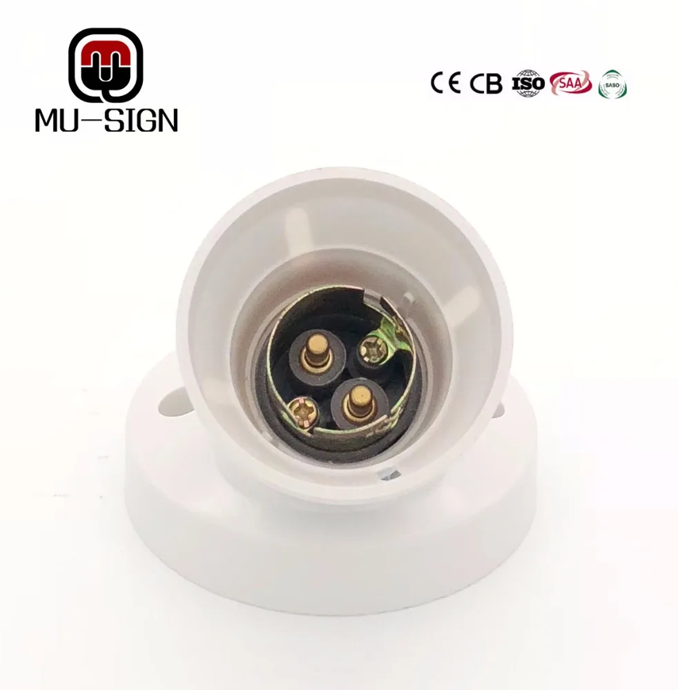 UK standard bakelite PC n22 e27 bulb holder Lampholder lamp holder