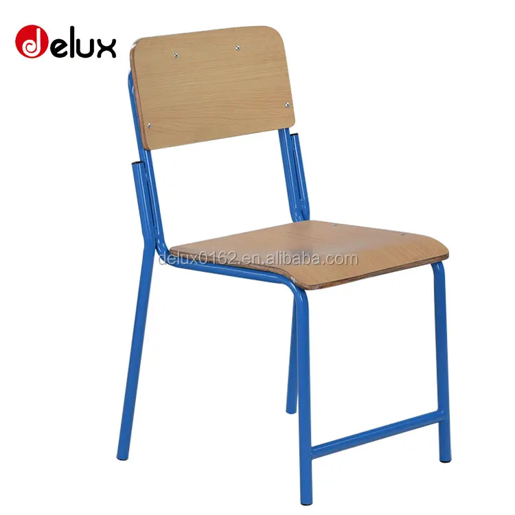 Solid Wood Classroom Table School Student Desk and Chairs Modern Steel Tube School Furniture Wooden 12mm Plywood 20 Sets