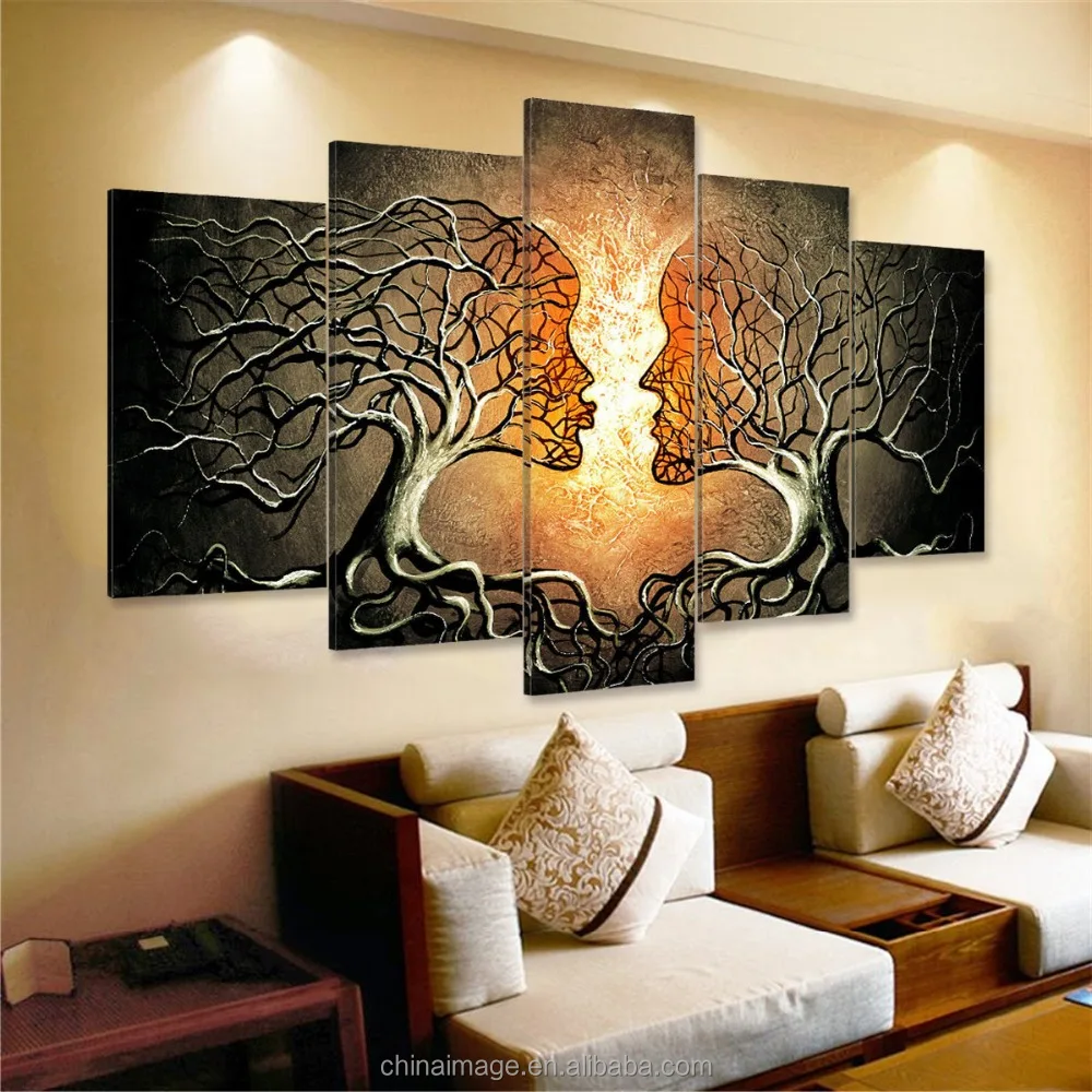 Fashion Ganesha Painting Abstract Print Modern Canvas Wall Art buddha oil paintings buddha painting