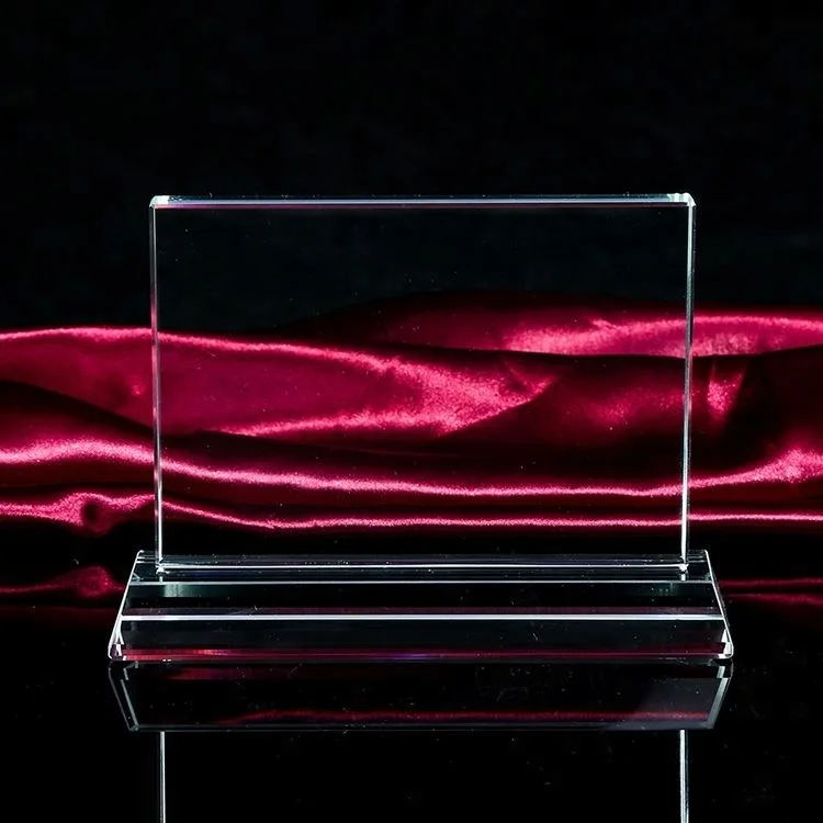 Хрустальный трофей с УФ-печатью оптом