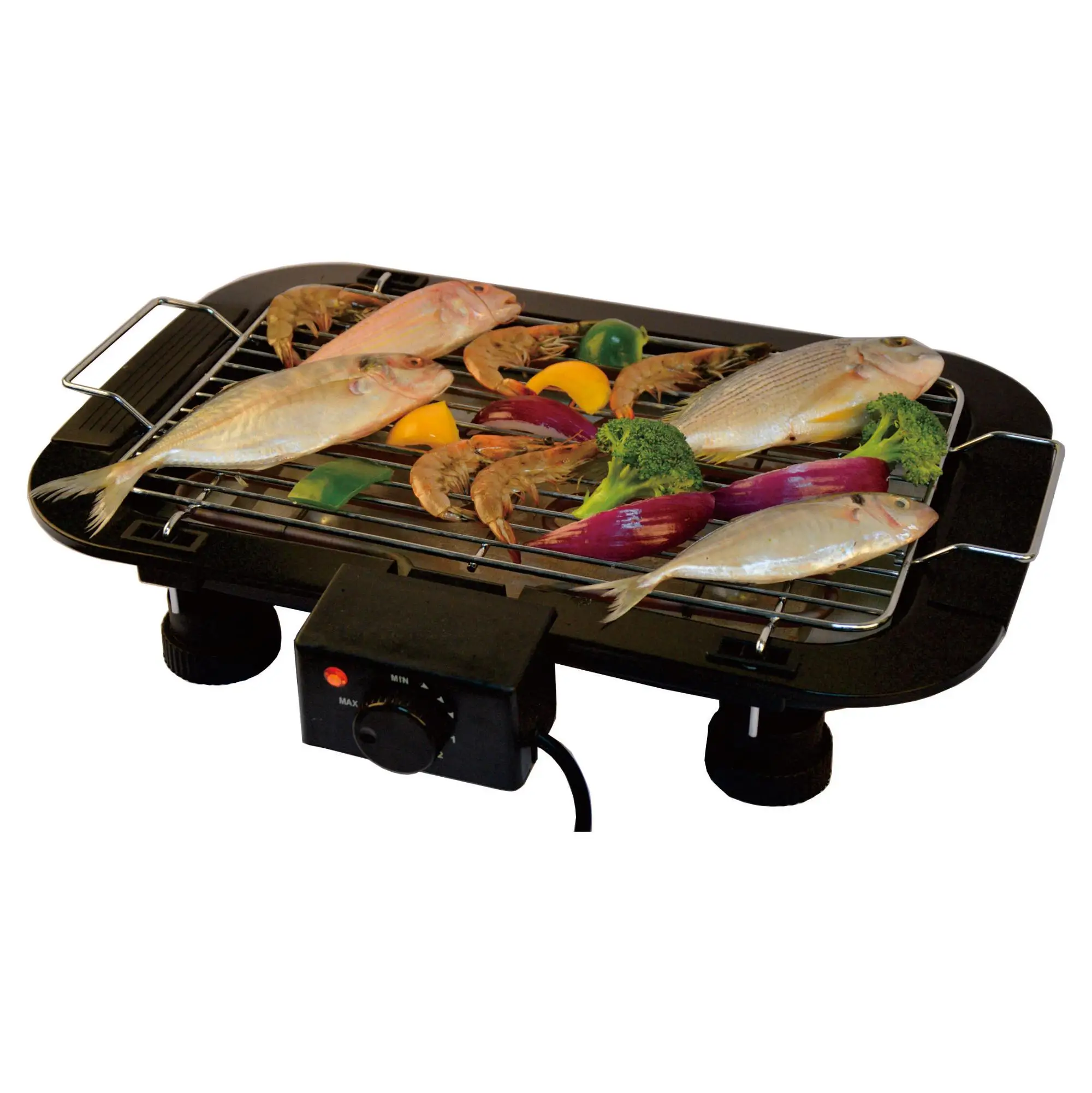 Thermostat Grill Height Adjustable BBQ Electric Barbecue Grill