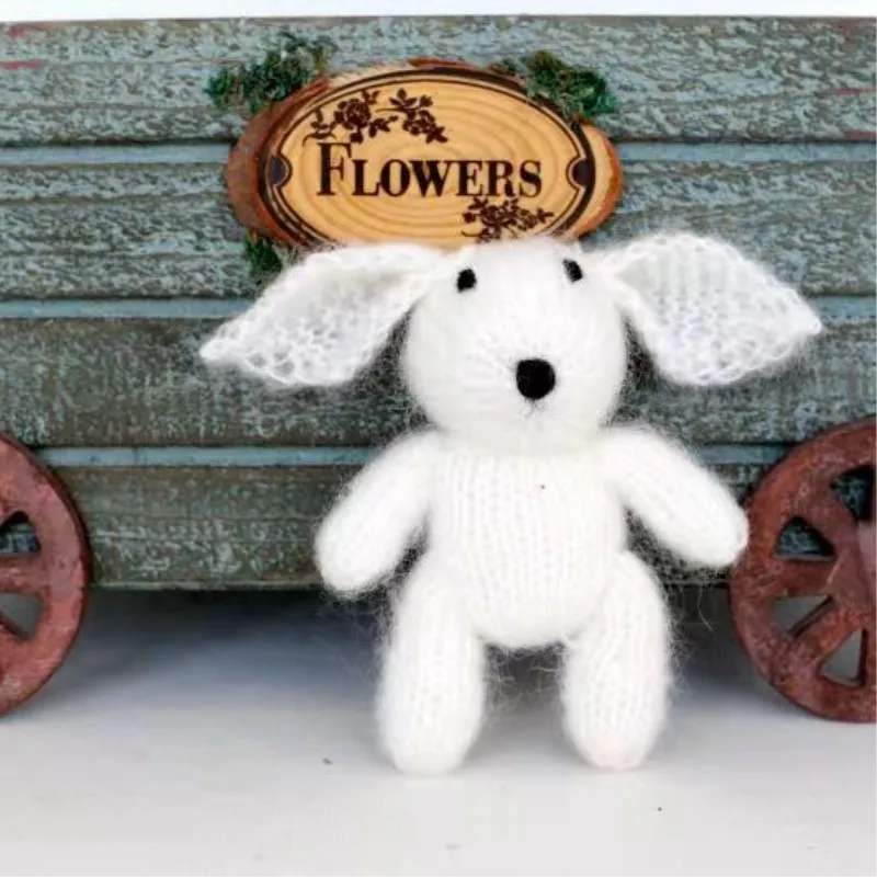 Amigurumi Knitted Cat Baby Toys Newborn Photo Bear Crochet Toys Knit Panda Animal Photo Props