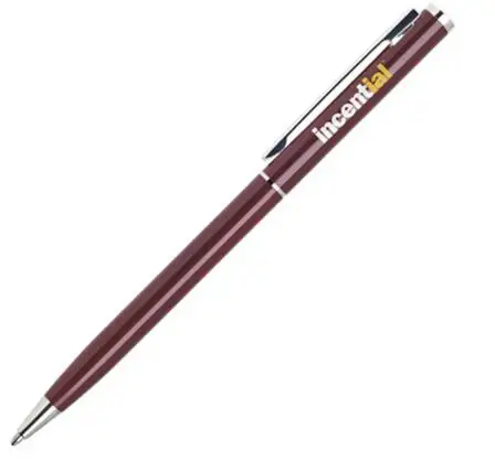 High quality custom promotional slim metal pen