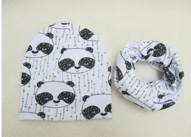 Spring Autumn Cotton Baby Beanie Hats Cartoon Print Newborn Hat Elastic Toddler Infant hat For Girls Boys Children Photo Props