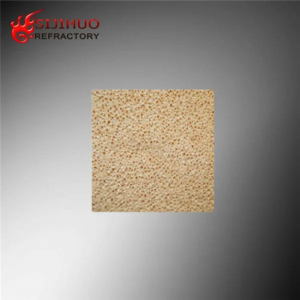 Standard Size Refractory Insulation Bricks Insulating Fire Bricks Light Weight High Alumina for Ceramic Kiln Light Yellow 0.01