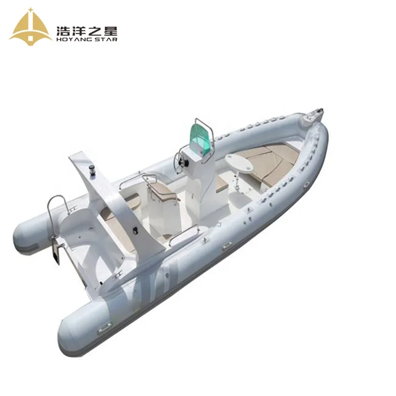 CE Certificate  Patrol 7.6M Hypalon Rigid RIB Inflatable Boats For Sale