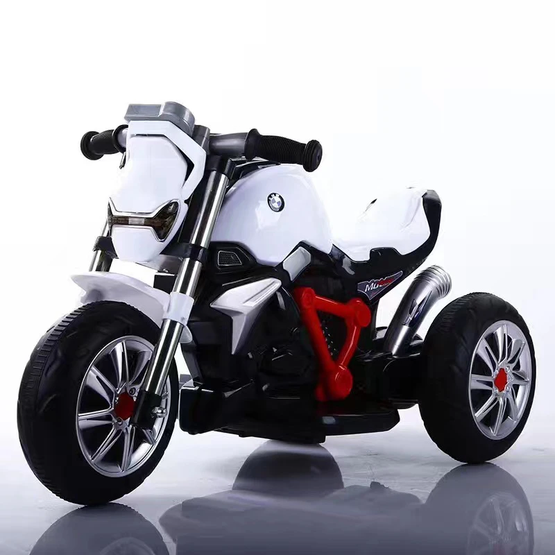 2024 kid Plastic Material and Ride On Toy Style kids motorcycle with led flash light wheels children
