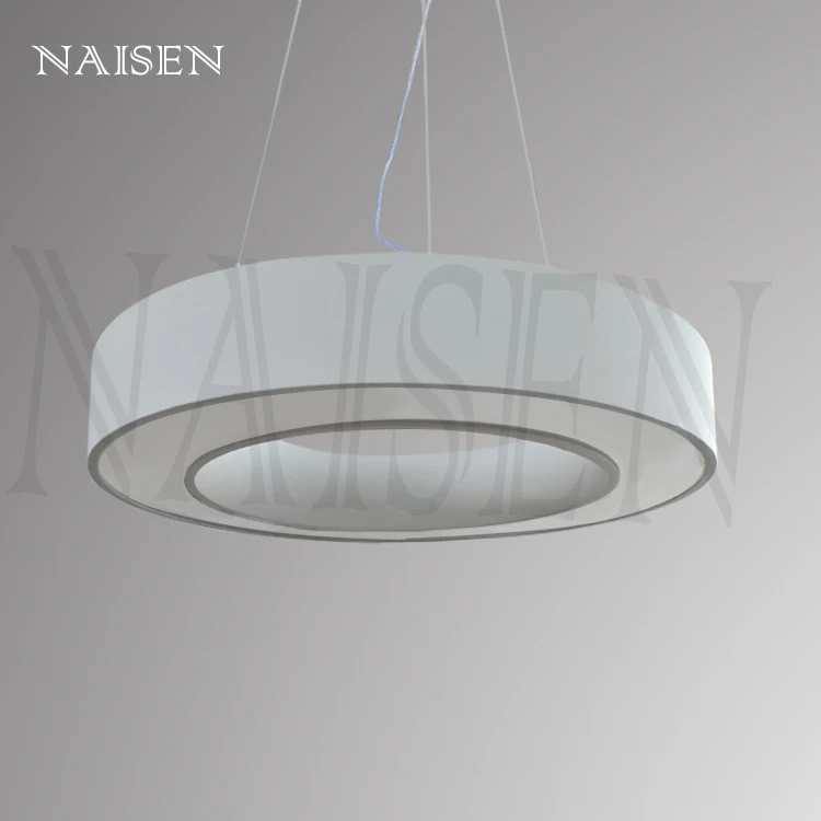 Zhongshan LED Modern Fabric Bedroom Big Pendant Ceiling Lights Lamps