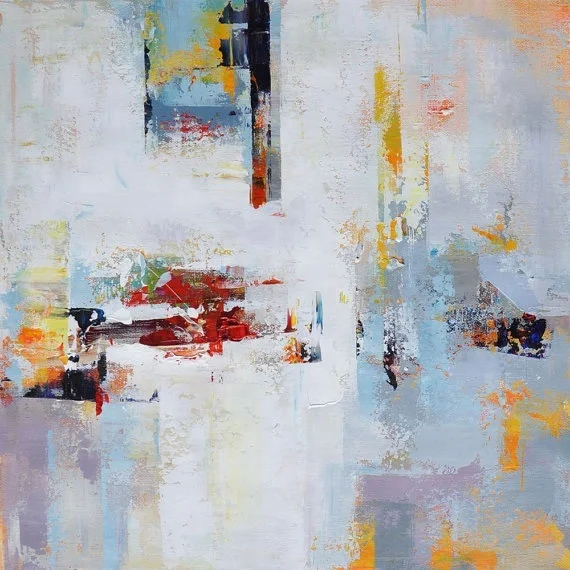 Large Abstract pictures handmade wall art decor oil painting for bedroom