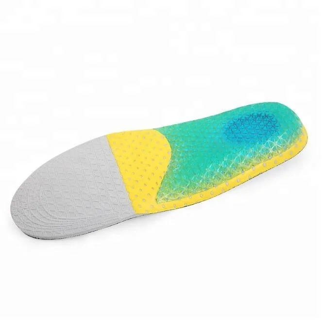 Hot Selling High Arch Orthotics Shock Absorption Plantar Fasciitis Feet Pain Relief Sports Insoles