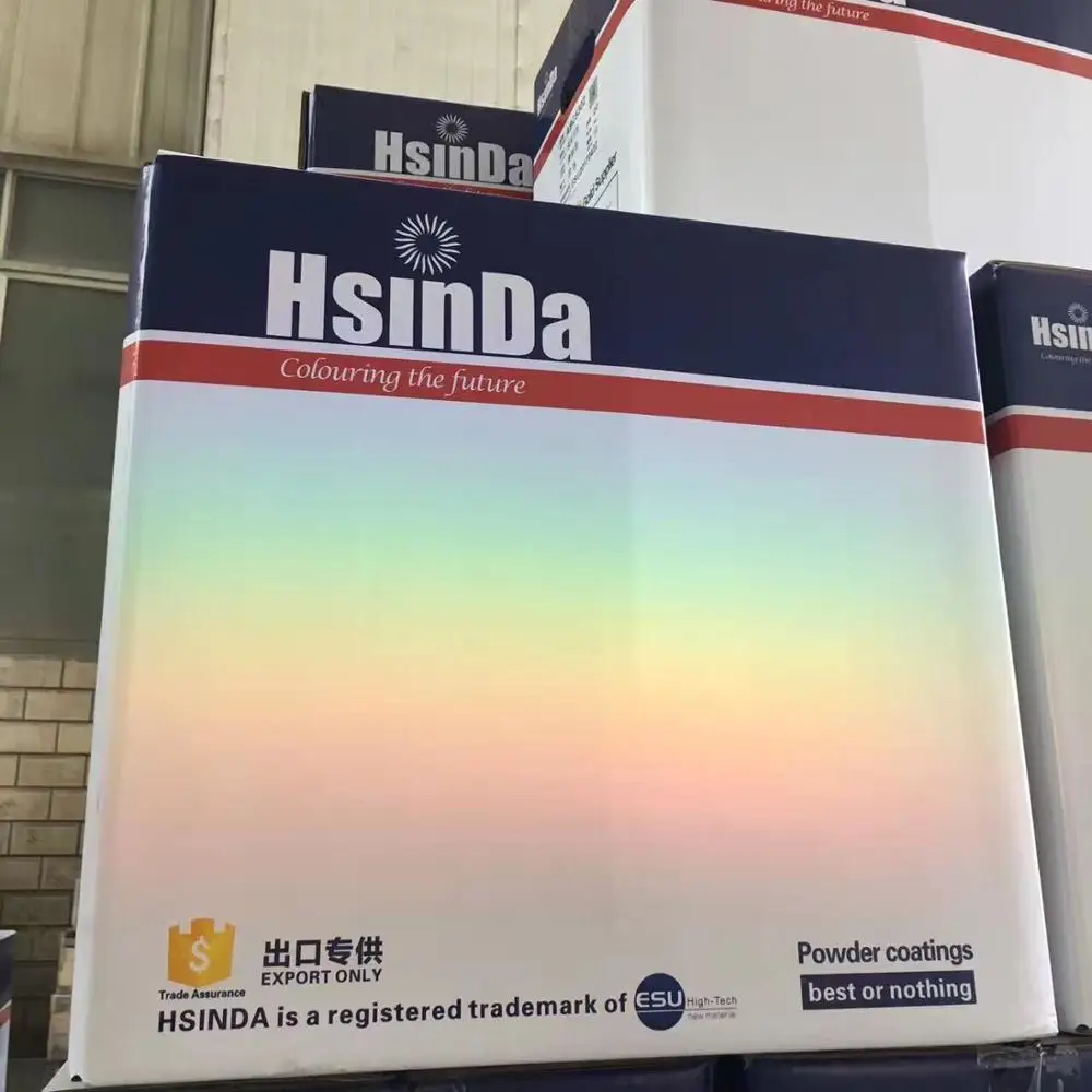 Hsinda Epoxy Polyester Sand Texture finishes powder coat
