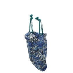 Silk Printing Plain Cotton Canvas Drawstring Bag for Shopping